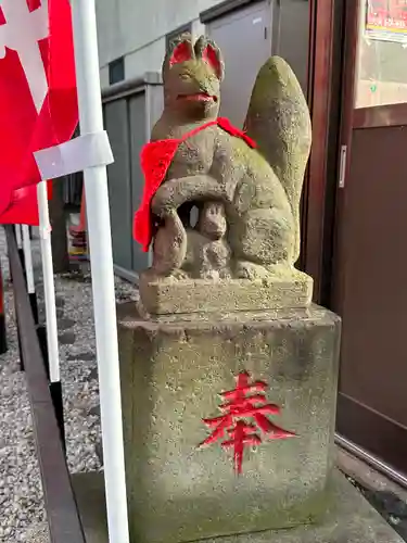 小池稲荷神社の狛犬