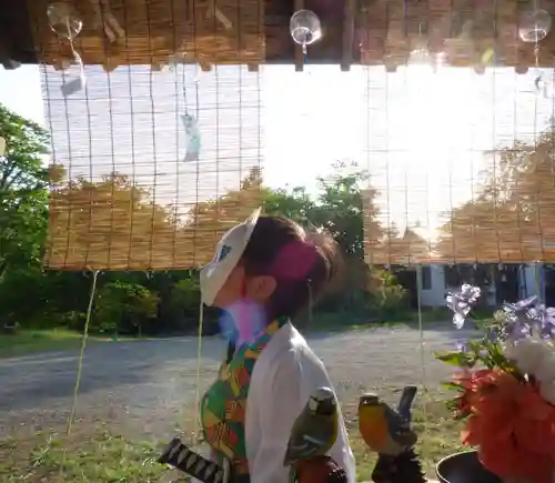 留辺蘂神社の手水舎