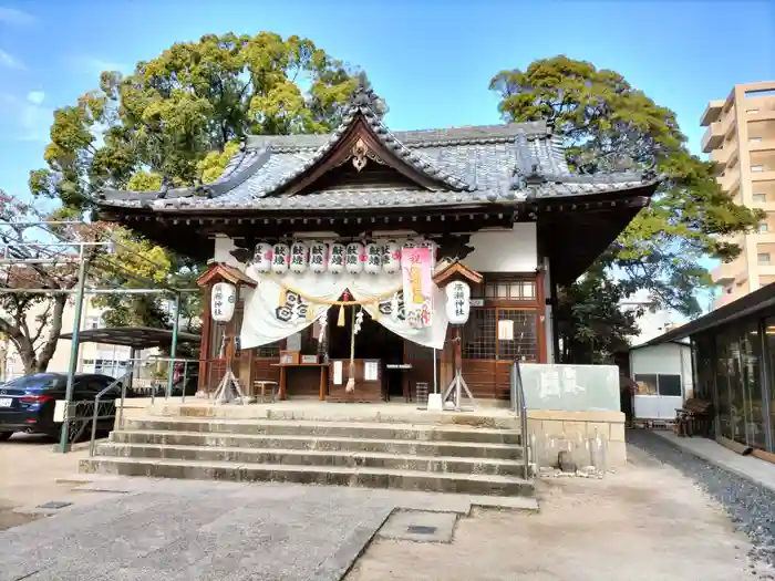 廣瀬神社の本殿
