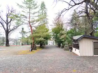 足寄神社の庭園