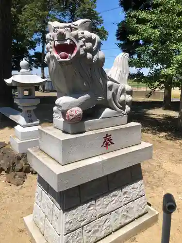 神明神社の狛犬