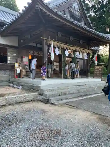 川田八幡神社の本殿・本堂