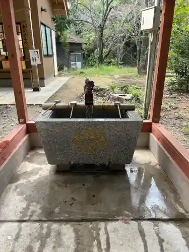 香取神宮奥宮の手水舎