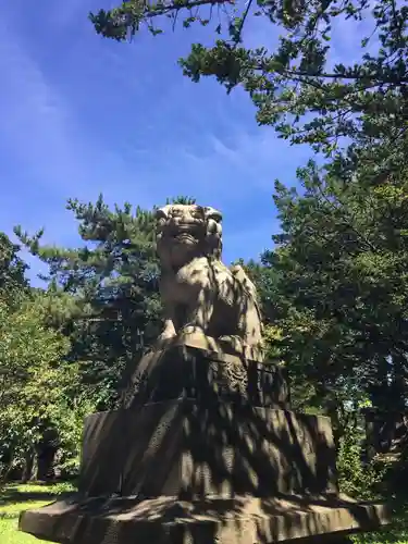 中嶋神社の狛犬