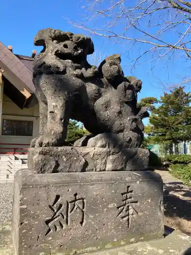 江南神社の狛犬