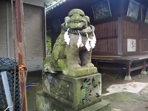 海南神社の狛犬