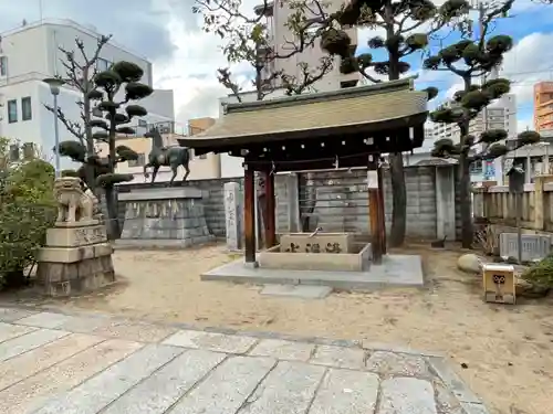 みなと八幡神社の手水舎