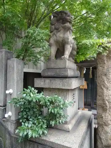 綱敷天神社御旅社の狛犬