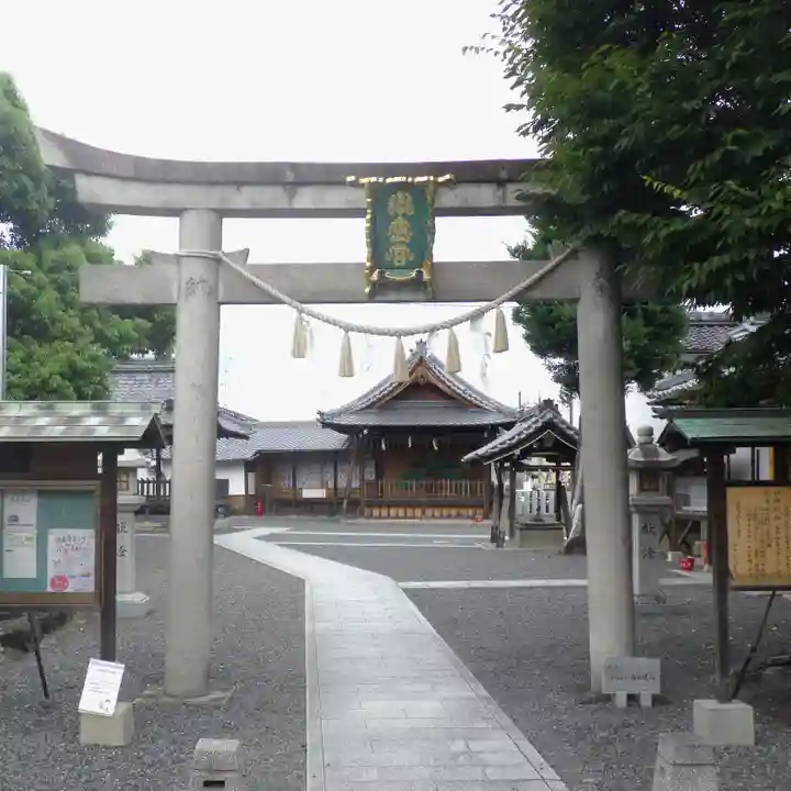 下桂御霊神社の鳥居