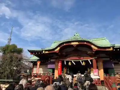 亀戸天神社の本殿・本堂