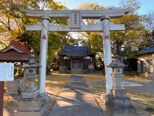 稲荷神社の鳥居