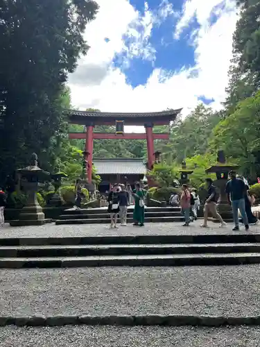 北口本宮冨士浅間神社の鳥居