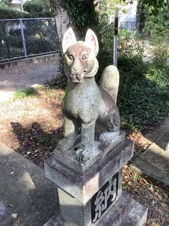神明社(神明大明神)の狛犬