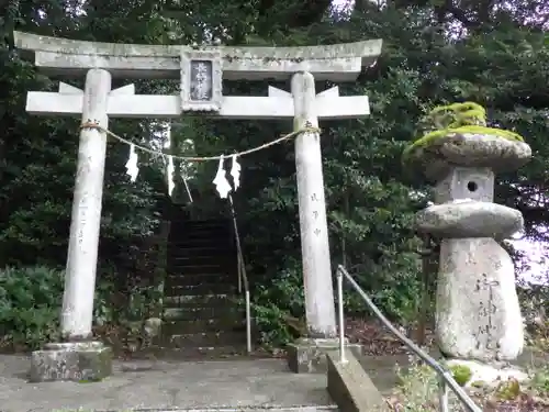 長柄神社の鳥居