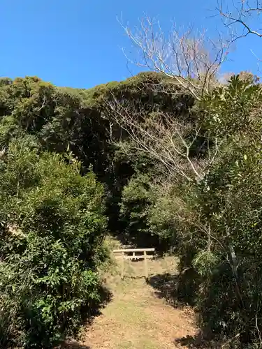 神社(名称不明)の鳥居