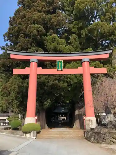 河口浅間神社の鳥居