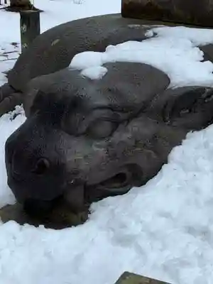 土津神社|こどもと出世の神さまの狛犬