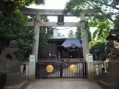 月見岡八幡神社の鳥居