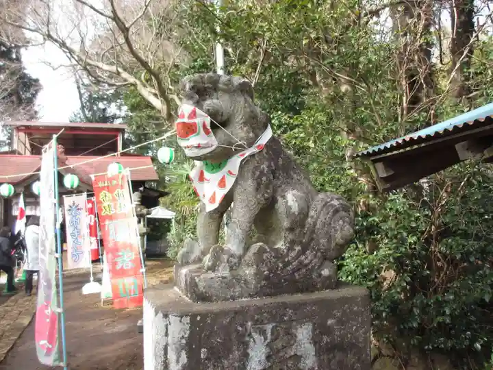 富里香取神社の狛犬