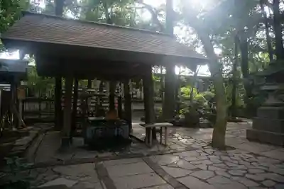 駒木諏訪神社の手水舎