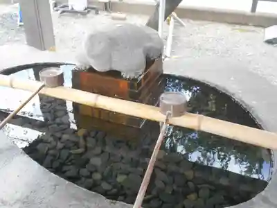 白旗神社の手水舎