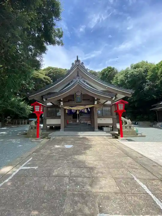 織幡神社の本殿・本堂