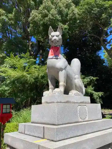 海山道神社の狛犬