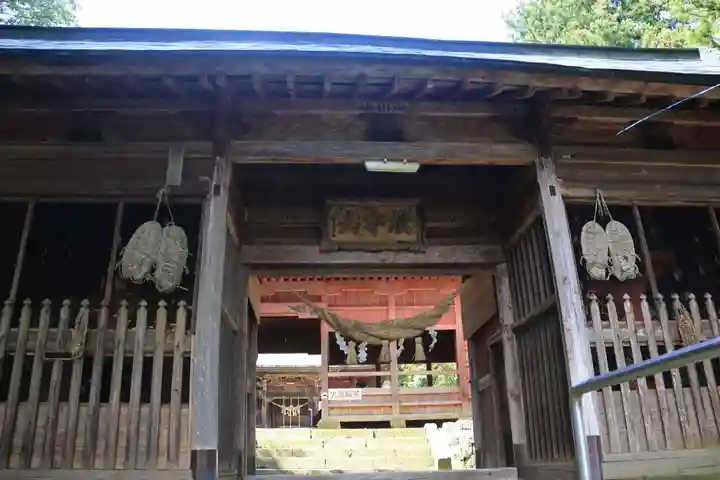 田村神社の山門・神門