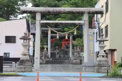 安積國造神社の鳥居