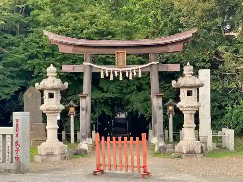 下総国三山　二宮神社の鳥居