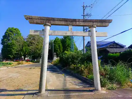 熊野社の鳥居