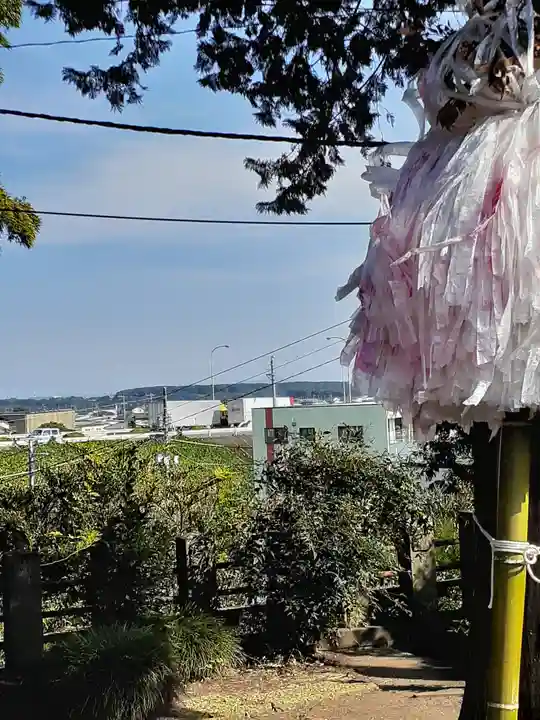 平出雷電神社の景色