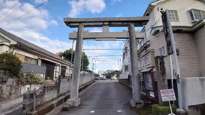 柏原神社の鳥居