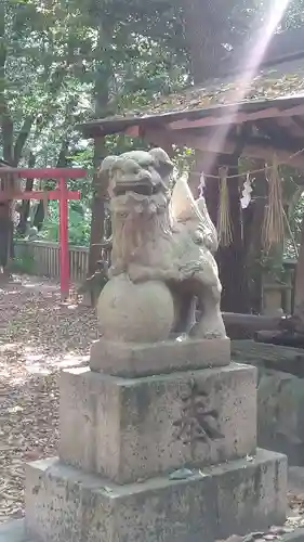 天石門別保布羅神社の狛犬