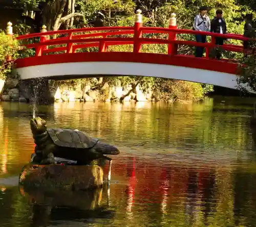 伊弉諾神宮の庭園