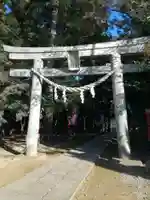 間々田八幡宮の鳥居