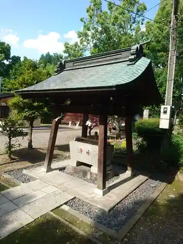 上之村神社の手水舎