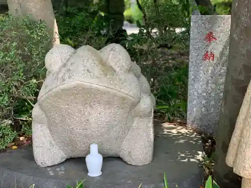 富知六所浅間神社の狛犬