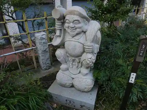 成子天神社の像