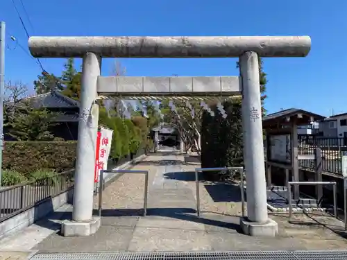 上高野神社の鳥居