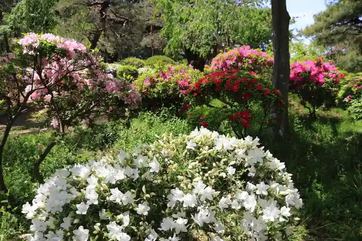 開成山大神宮の庭園