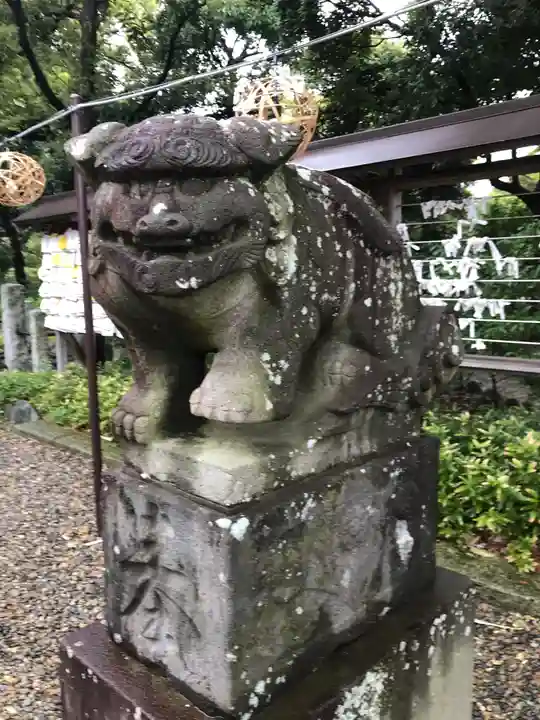 菊田神社の狛犬