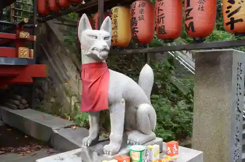 市谷亀岡八幡宮の狛犬
