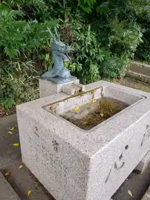 清水八幡神社の手水舎