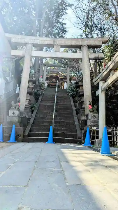 王子稲荷神社の鳥居