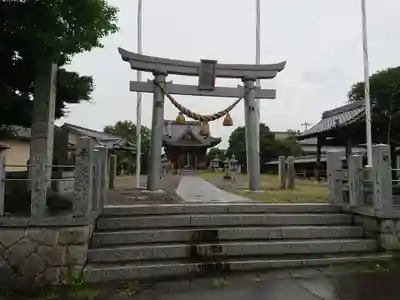 八幡社の鳥居