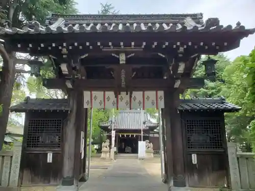 九所御霊天神社の山門