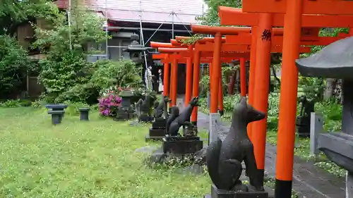 八幡秋田神社の狛犬