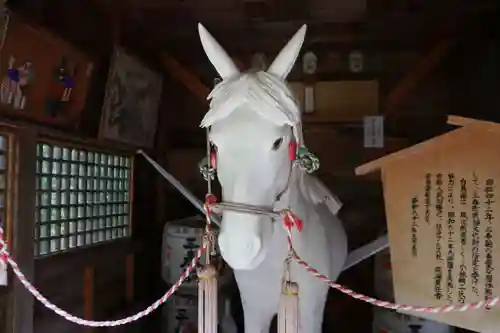 三春大神宮の狛犬