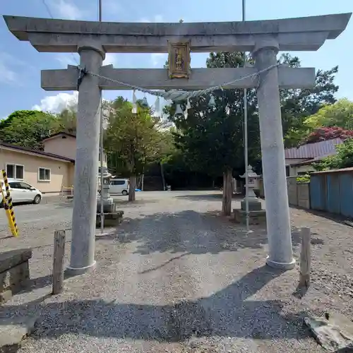 砂原稲荷神社の鳥居